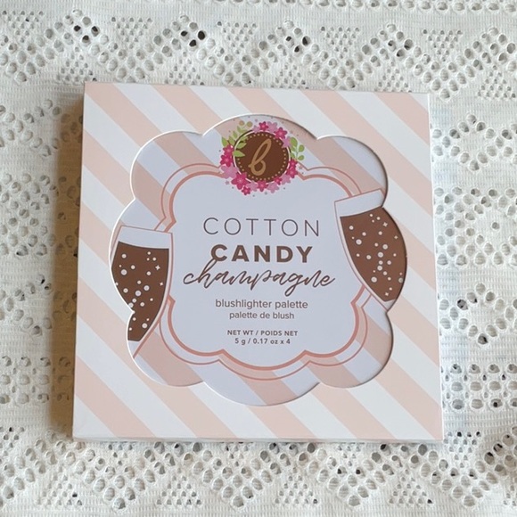 BEAUTY BAKERIE Cotton Candy Champagne Blush Palette 4 matte and metallic colors - Picture 1 of 4
